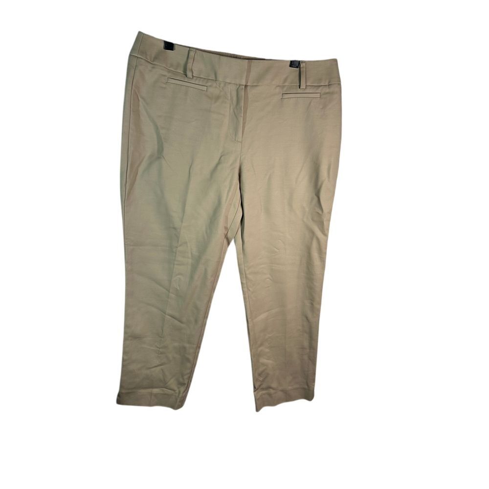 LOFT‎ The Riviera Cropped Julie Fit Khaki Dress Pants Work Office Career Size 10